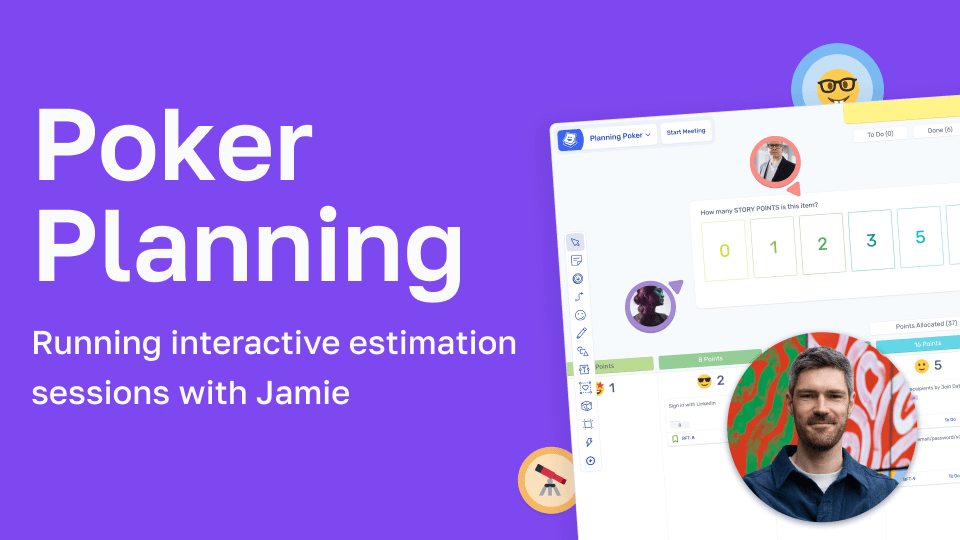 Using poker planning to estimate user stories and apply story points in Ludi